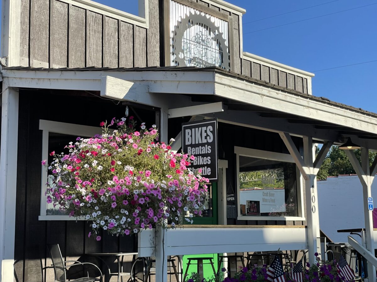 he Cycle Haus: Bike Rental and Restaurant on the Trail of the Coeur D Alenes.