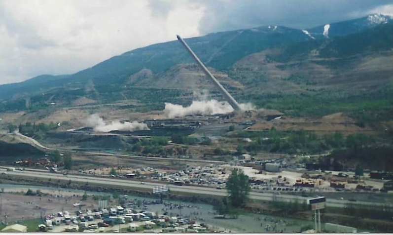 The destruction of the Smelterville smelters was part of a superfund cleanup in the Silver Valley of ID. This made way for projects like the Trail of the Coeur d'Alenes.