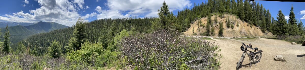 Mountain Vistas at the Hiawatha Bike Trail